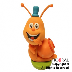ADORNO CARACOL CO CO BICHI KIDS A. PORCELANA FRIA x 1